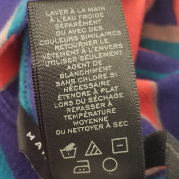 Marc by Marc Jacobs Striped Sleeveless Vneck Dress Size S - Picture 9 of 9